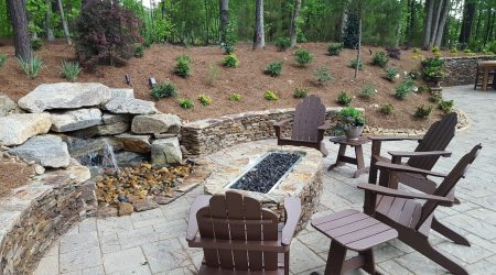 outdoor gathering space remodel